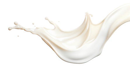 Splash of milk or cream, cut out