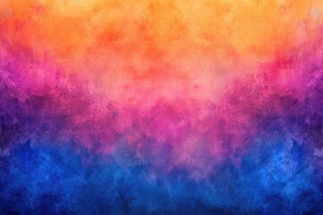Obraz premium Bright Center Watercolor Design with Watercolor Bleed