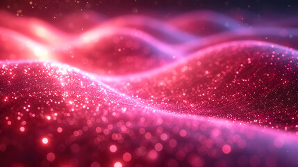 Abstract pink glitter blurred and shiny background