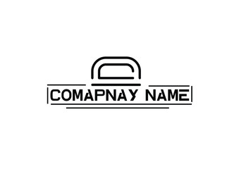 D latter logo for bussiness company.