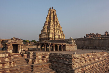 The Vijayanagar ruins are the most famous landmark in Karnataka. India