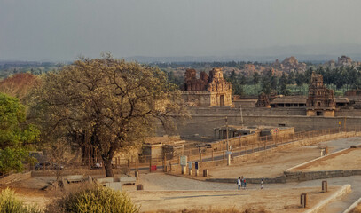 The Vijayanagar ruins are the most famous landmark in Karnataka. India