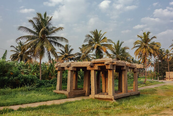 The Vijayanagar ruins are the most famous landmark in Karnataka. India