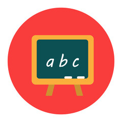 Educational colored icon pack