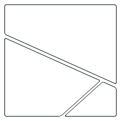 collage or photomontage template 