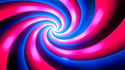 Obraz premium Spirale très colorée et flashy. Rose, bleu. Motif de cartoon, bd, dessin animé. Arrondi, tourbillon, tourner. Hypnotisant. Fond pour conception et création graphique.