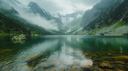 Natural lake