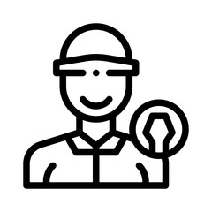 engineering line icon