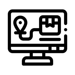 computer line icon