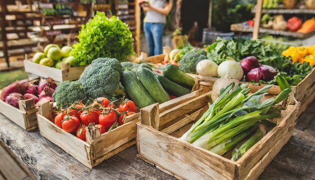 Mercado de fruta y verdura