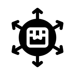 box glyph icon