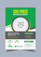 Car Parts and Accessories Flyer Automotive Car Parts Flyer