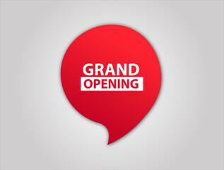 red flat sale web banner for grand opening banner and poster