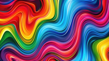 Obraz premium Abstract Graphic Design with Vibrant Bright Colors