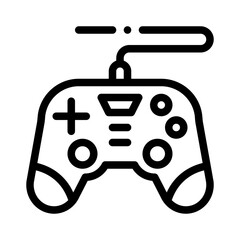 joystick line icon