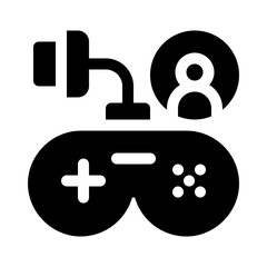 Obraz premium opponent glyph icon