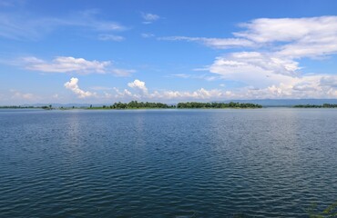 Landscape of Kaptai Lake.this photo was taken from Rangamati, Chittagong Division, Bangladesh.