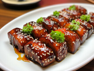 Eel Sushi sushi сreated with Generative Ai