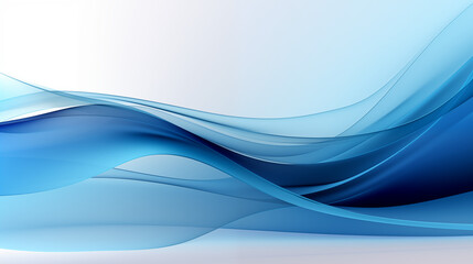 Fond d'un dégradé de plusieurs tons de bleu. Coloré, couleurs, vague, mouvement. Pour conception et création graphique.