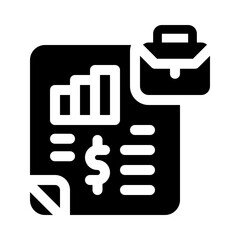 portfolio glyph icon