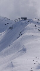 Chair lift on top of Whistler mountain