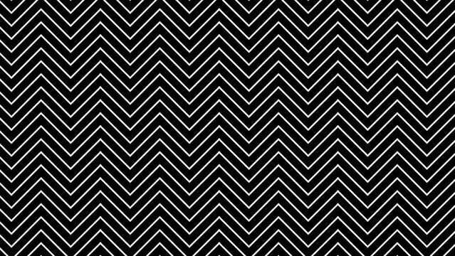 Black and White moving zigzag background and wallpaper