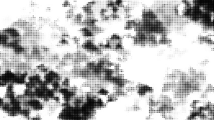 black and white halftone pattern. abstract halftone dotted background. Vector illustration