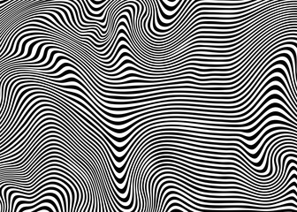 Indie Aesthetic Trippy Wave Pattern, Retro Psychedelic Background