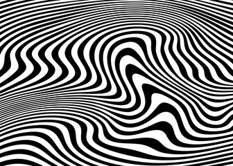 Indie Aesthetic Trippy Wave Pattern, Retro Psychedelic Background