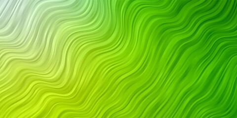 Light Green, Yellow vector template with wry lines.