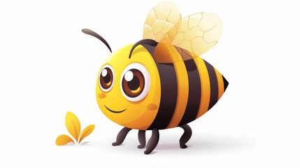 Adorable Illustrated Bee