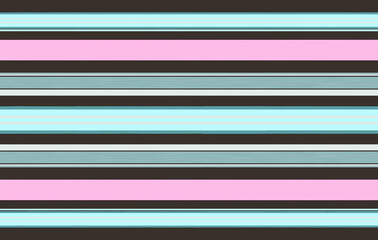 Brown Chocolate Teal and Pink Stripe Repeatable Pattern 