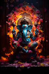 Illustration of the divine wisdom deity Ganesha