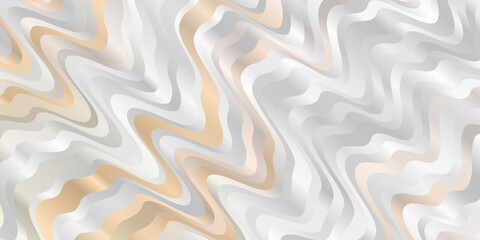 Fototapeta premium Light Orange vector template with wry lines.