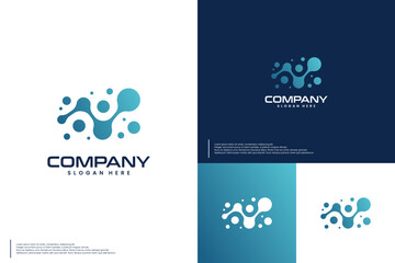 innovation technology , modern digital , logo design inspiration.