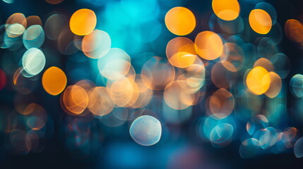 Light night city bokeh abstract, abstract background with bokeh defocused lights and shadow from...