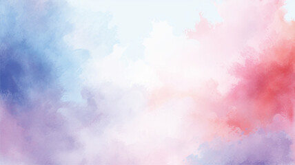 Fototapeta na wymiar Abstract pastel colors watercolor background. Watercolor background. Abstract watercolor cloud texture.