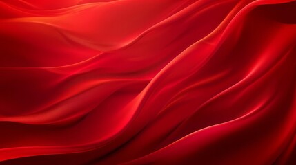 Obraz premium Abstract Red Background with Smooth Gradient and Soft Lighting, Modern Minimalist Design