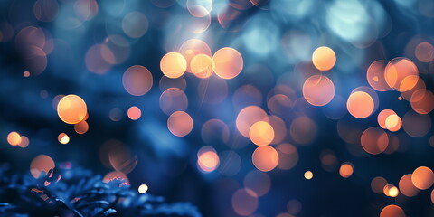 Fototapeta na wymiar Defocused Xmas lights. Sparkling golden colorful particles, glowing bokeh lights. Festive abstract Christmas New Year holiday card texture, circular sparkle glitter background. Magic elegant shiny