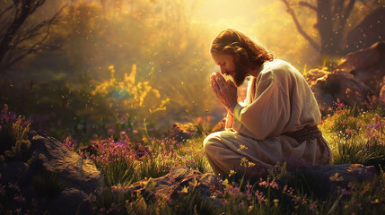 
Jesus orando, Páscoa cristã