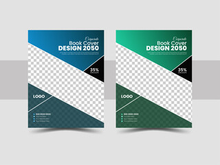Corporate business book cover design. professional design for corporate business. 