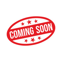 Coming Soon Rubber stamp design. VECTOR ILLUSTRATION.