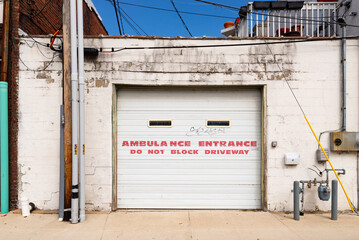 Ambulance Entrance.
