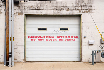 Ambulance Entrance.