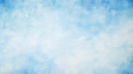 Watercolor background with a dreamy soft blue cloudy essence