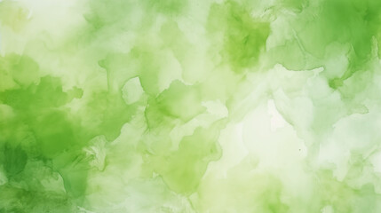 Spring freshness captured in watercolor background with soft green hues