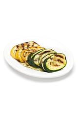 Close-Up 4K Ultra HD Image of Grilled Zucchini - Stock Photography