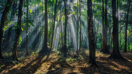 Fototapeta premium Sustainable Forest Management