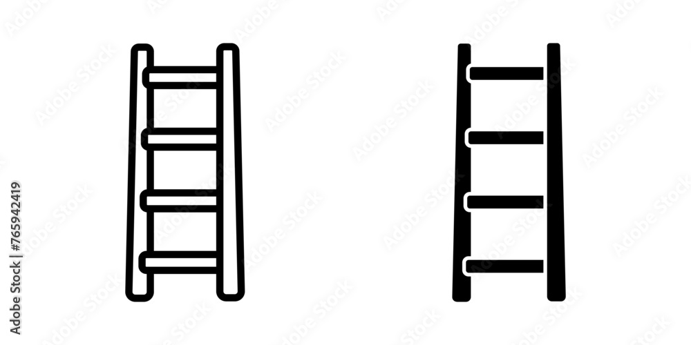 Poster ladder icon. for mobile concept and web design. vector illustration