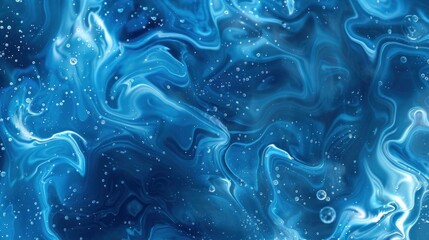 3d render Abstract Blue watercolor Liquid Gradient texture Background. AI generated image